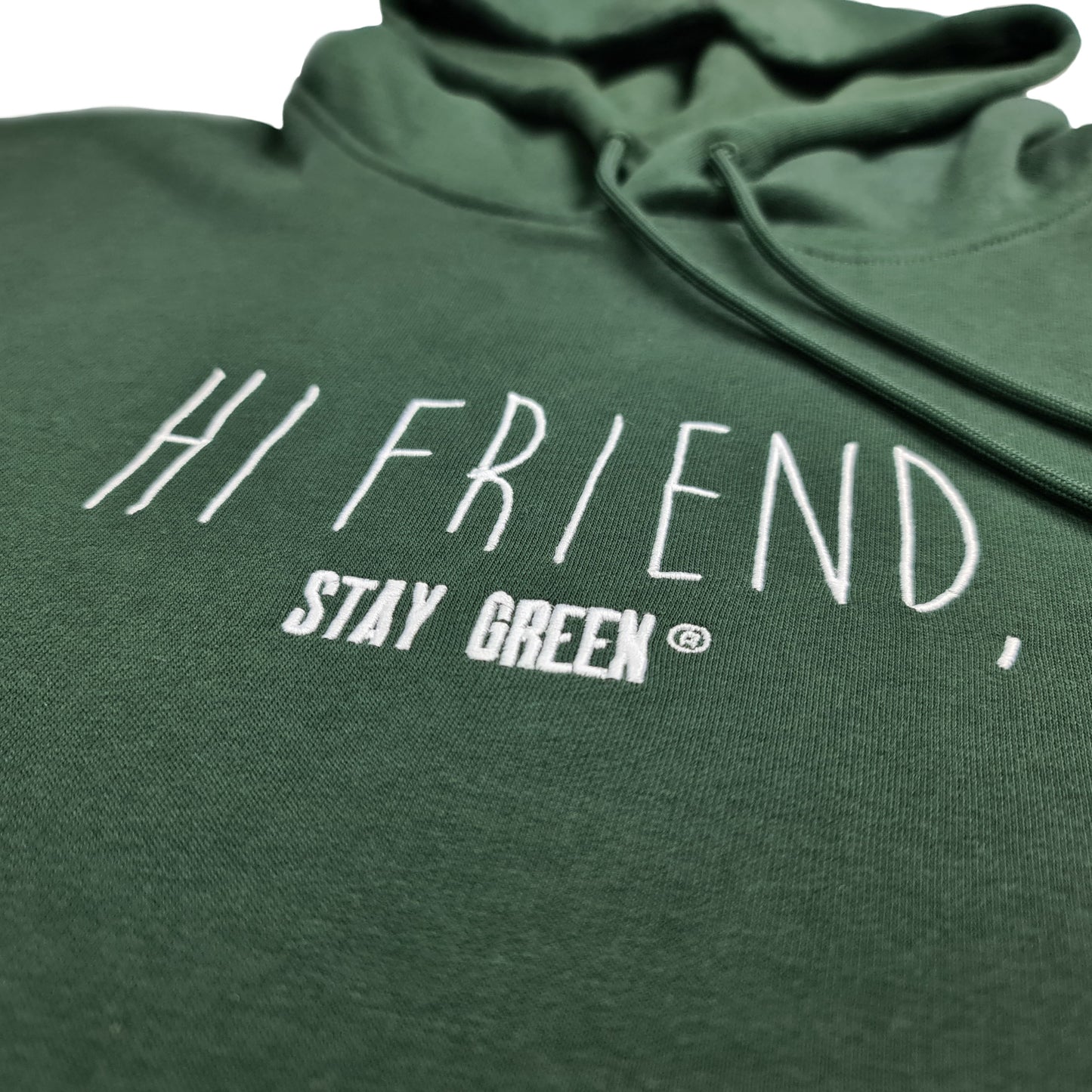 
                  
                    Stay Green Organic Hoodie - Hi Friend
                  
                